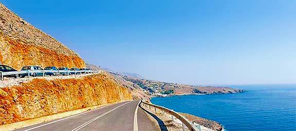 Taxi transfer and hire car Sfakia, Crete